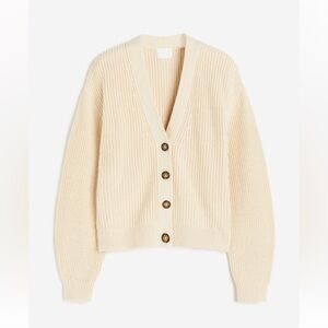 *NWOT* H&M Cropped Oversized Knit Cardigan Women’s Sweater